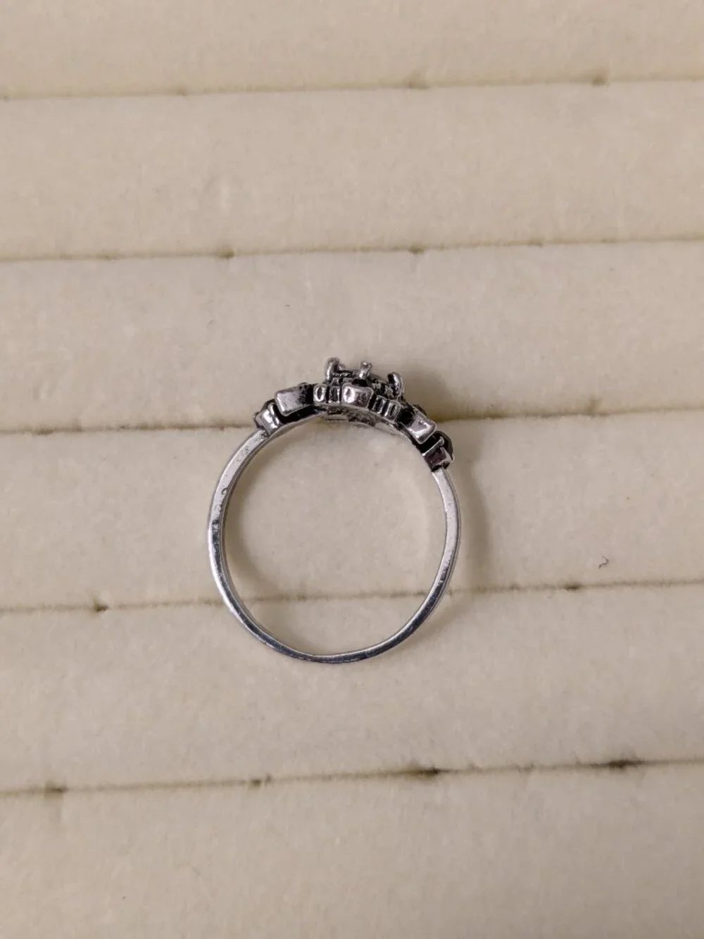 New!  Size 10.5 Mystical Moon Black Stone Ring